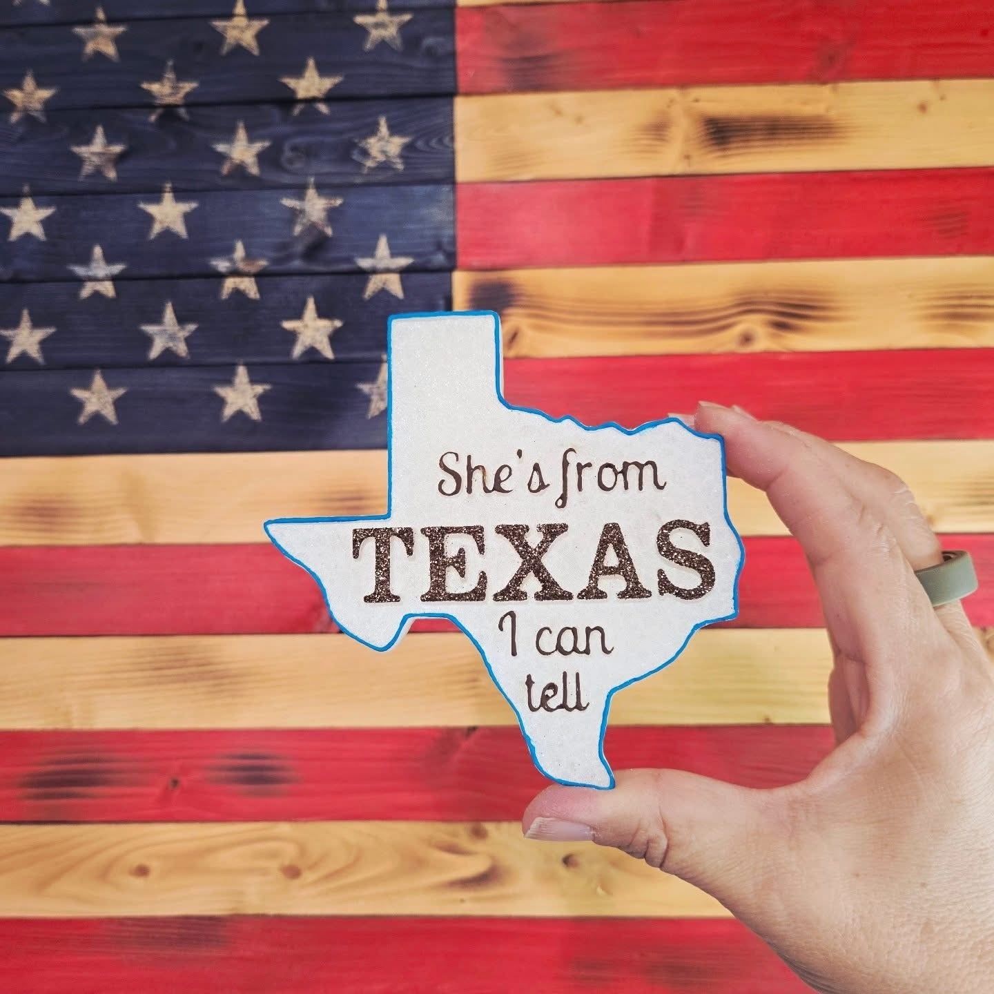 She’s From Texas Car Freshie