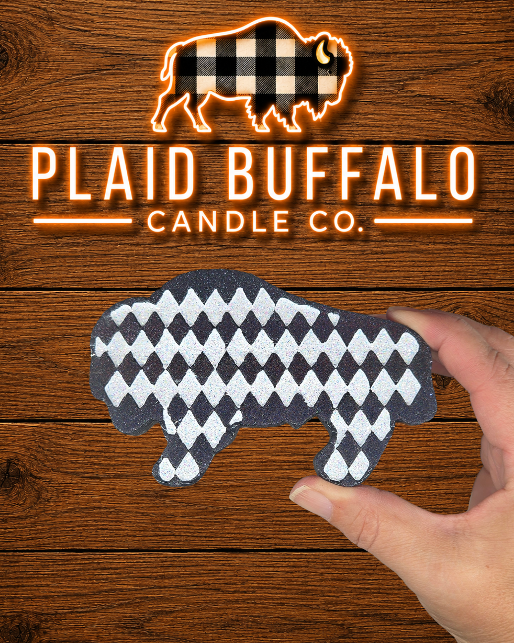 Western Diamond Checked Bison/Buffalo