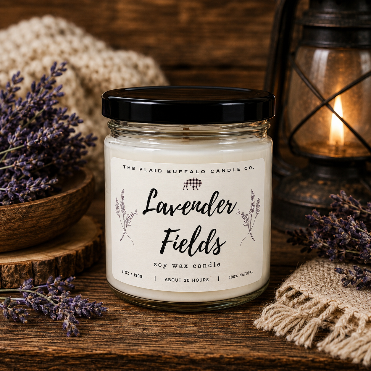 Lavender Fields 8 oz Candle