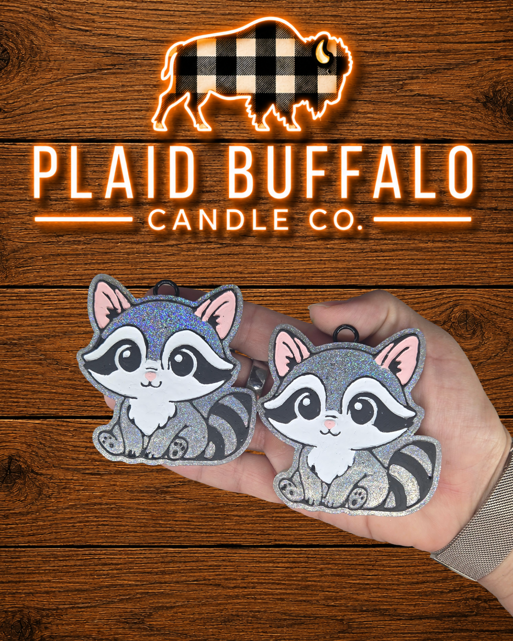 Cute Racoon Vent Clips