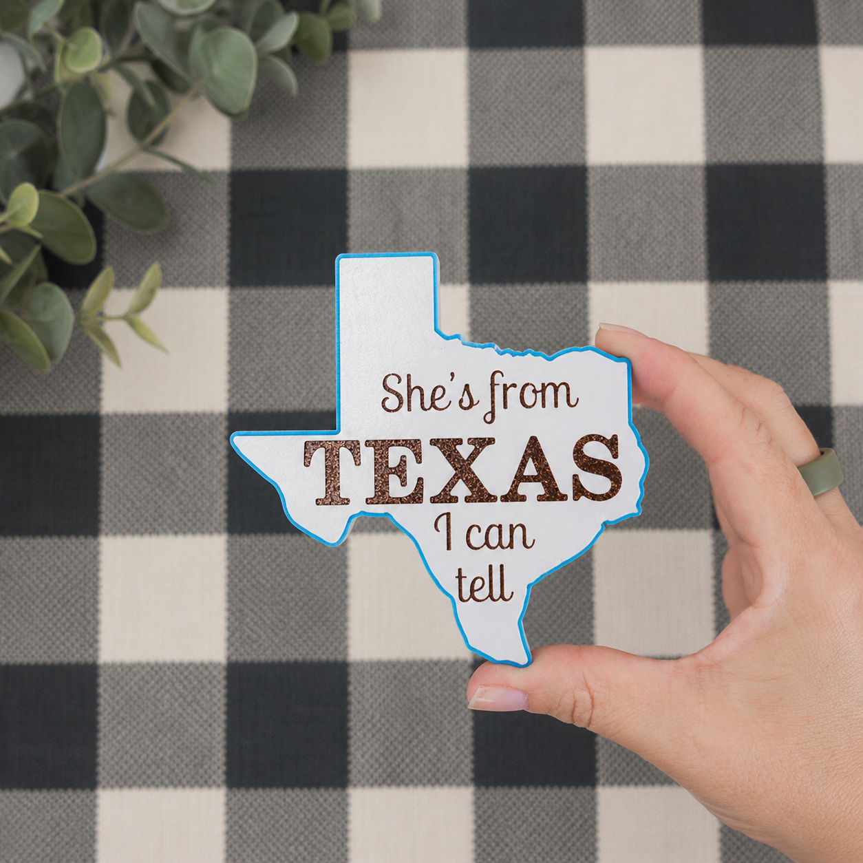 She’s From Texas Car Freshie