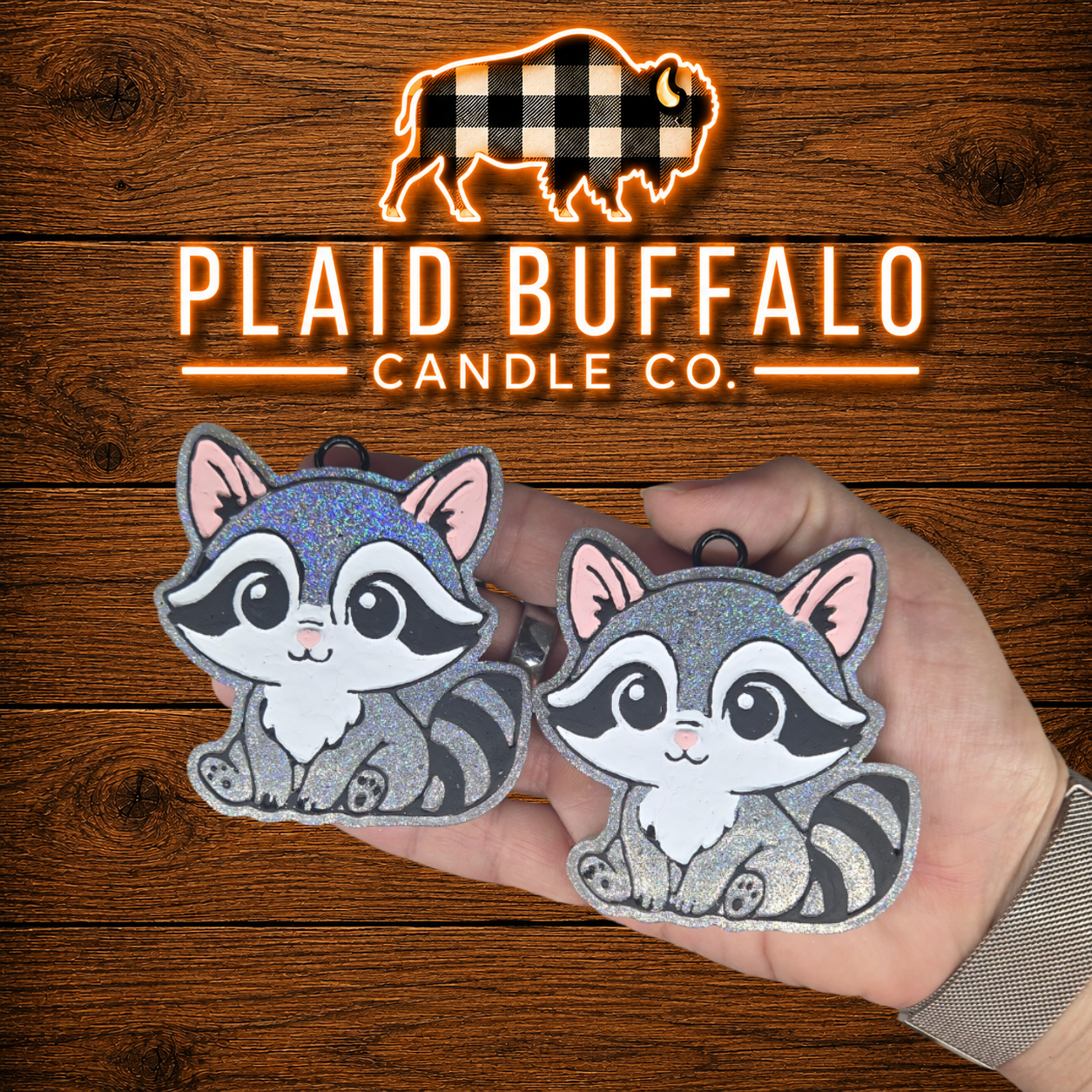 Cute Racoon Vent Clips