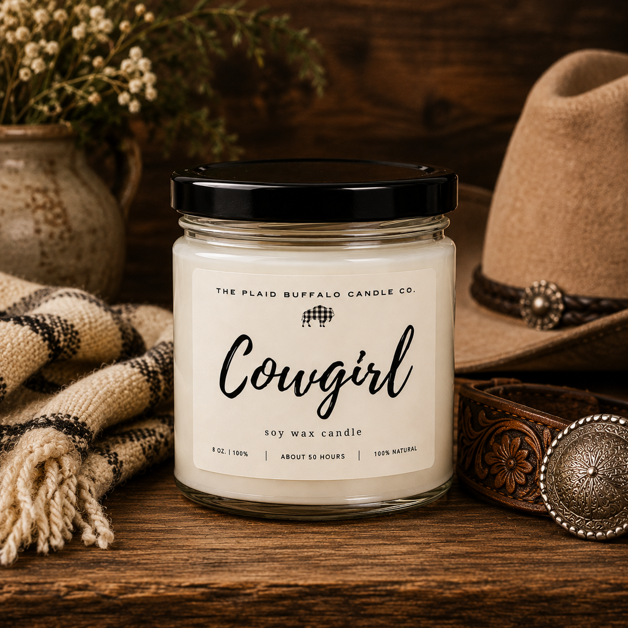 Cowgirl 8 oz Candle