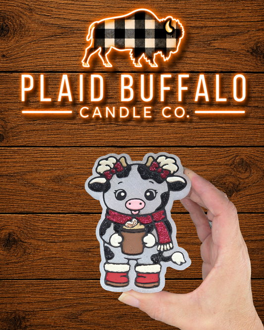 Cute Cow with Coffee