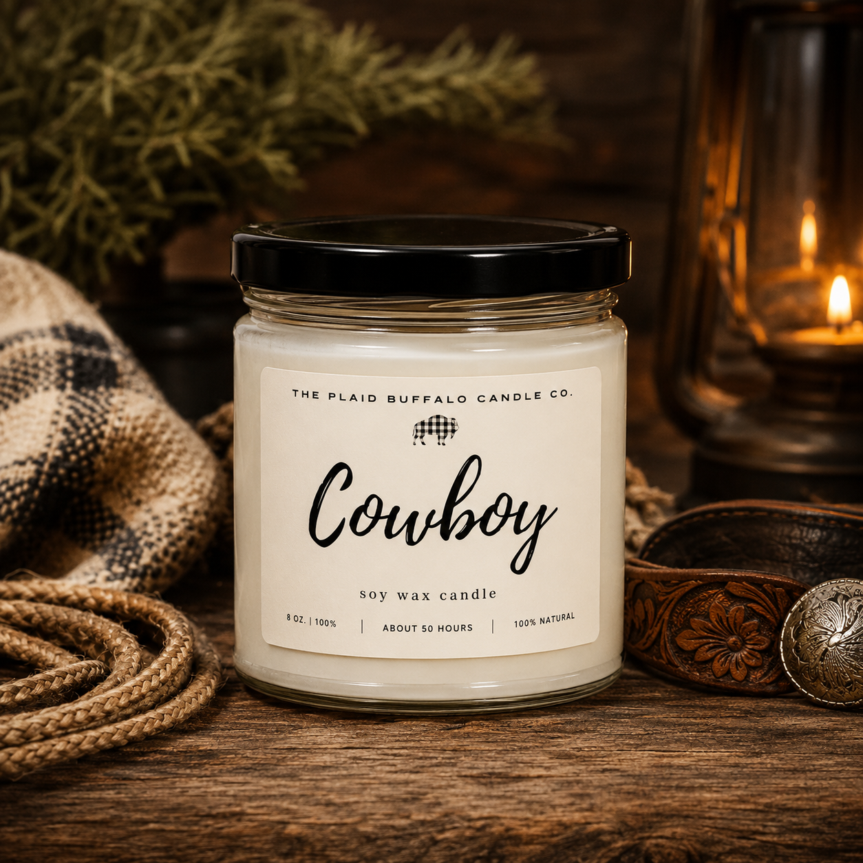 Cowboy 8 oz Candle