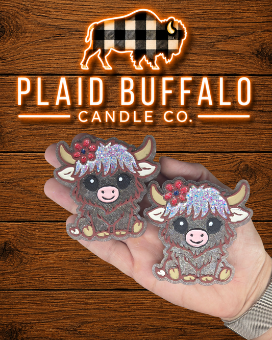 Highlands w/Flowers Vent Clips