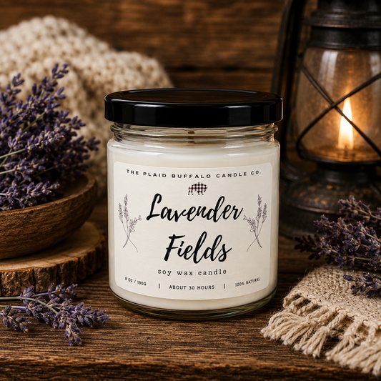Lavender Fields 8 oz Candle