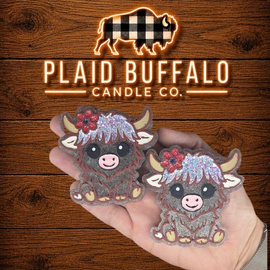Highlands w/Flowers Vent Clips